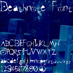 DEATHNOTE Font