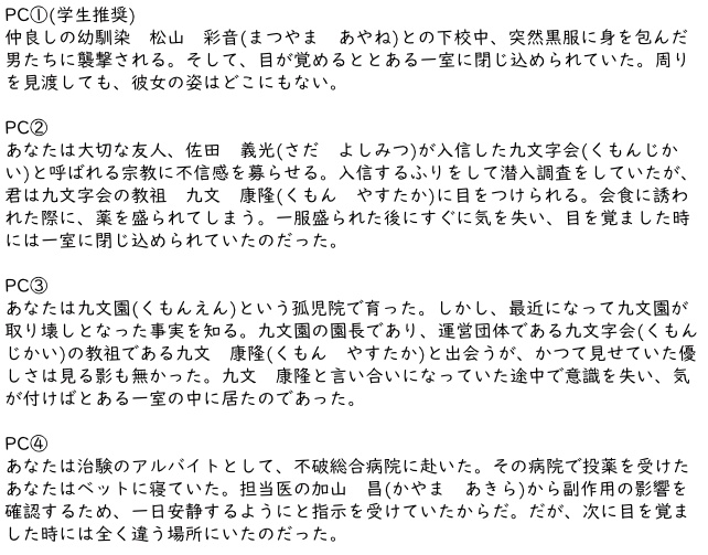 【CoC×???】背神者たちの信奉 書籍版【キャンペーンシナリオ】