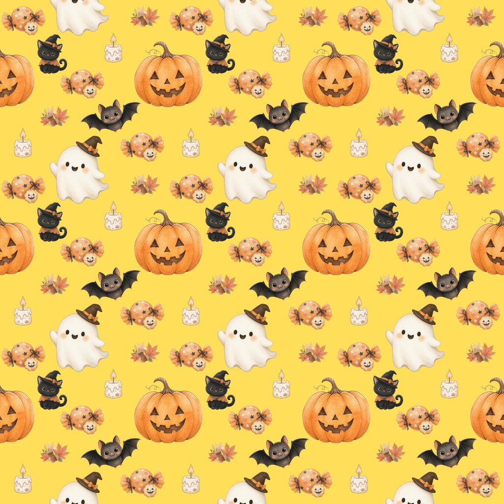 ハロウィン デジタルペーパー10色セット