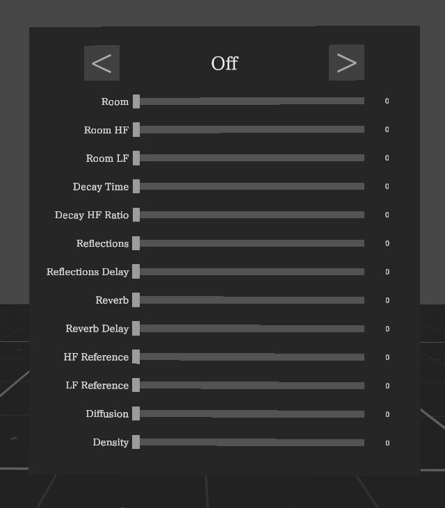 [VRChat]AudioReverbZoneSettings