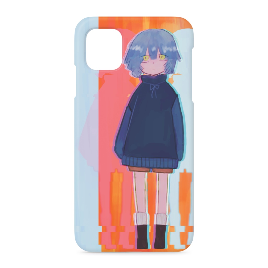 iPhoneケース「見つめる」