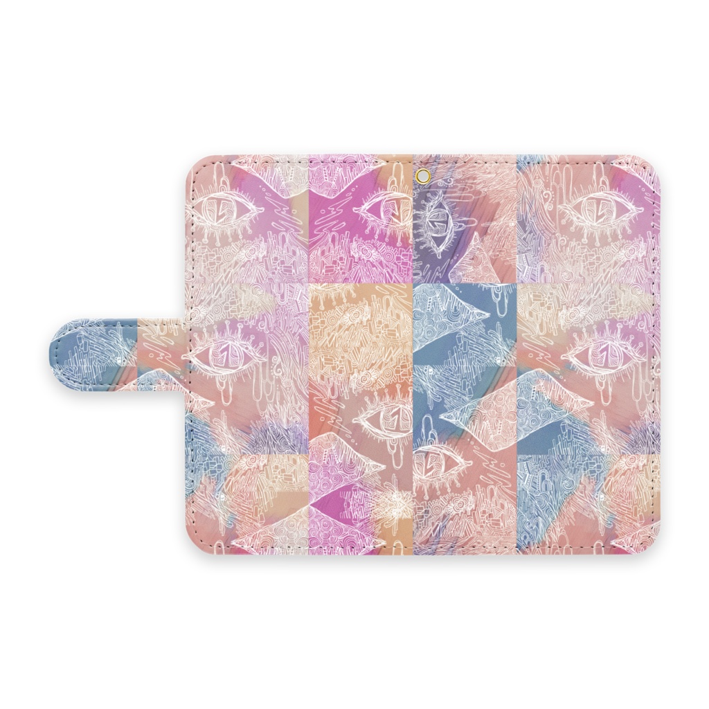 ポケット付きAndroidケース「1の目」(S/M/L)