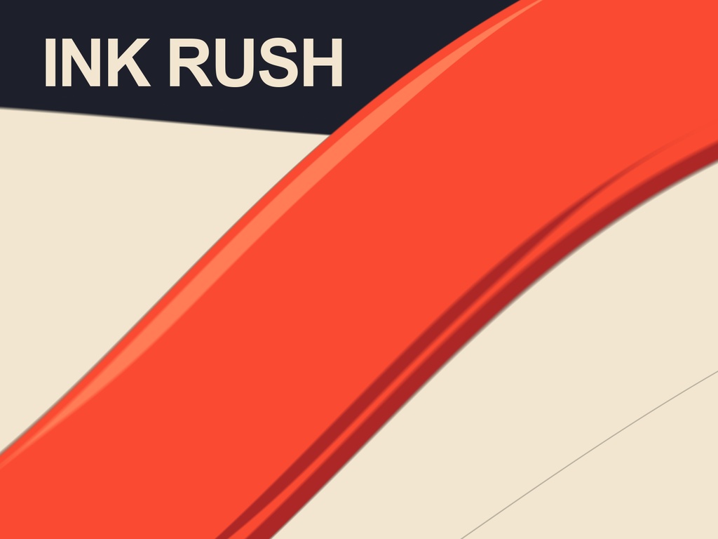 【AE色変更対応】INK RUSH｜配信・動画用トランジション｜透過WebM