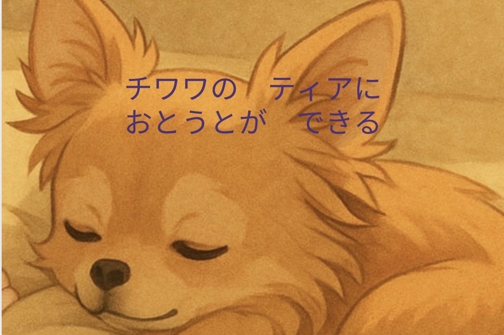 絵本　チワワのティアにおとうとができる