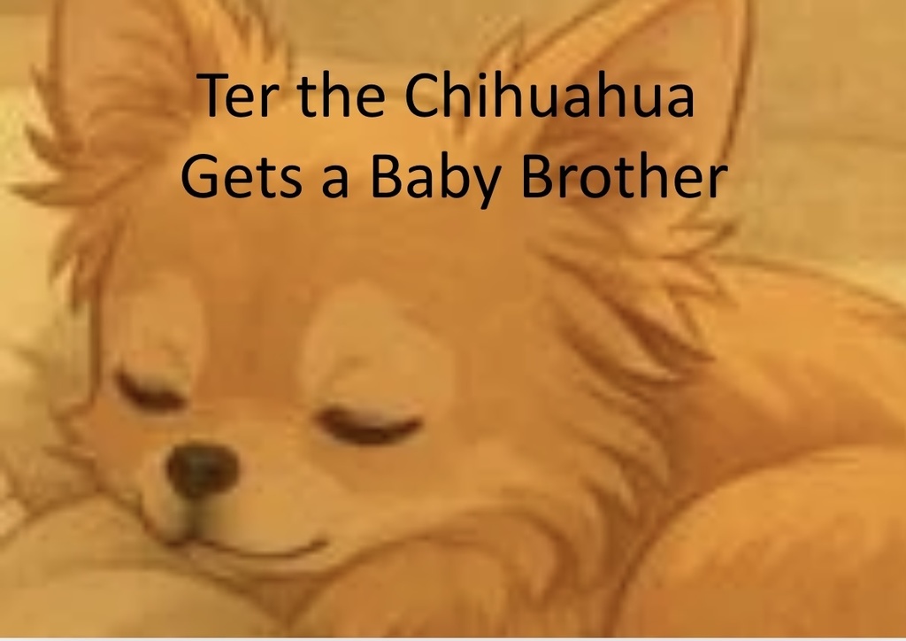 picture book Ter the Chihuahua Gets a Baby Brother英語版 絵本 チワワのティアにおとうとができる