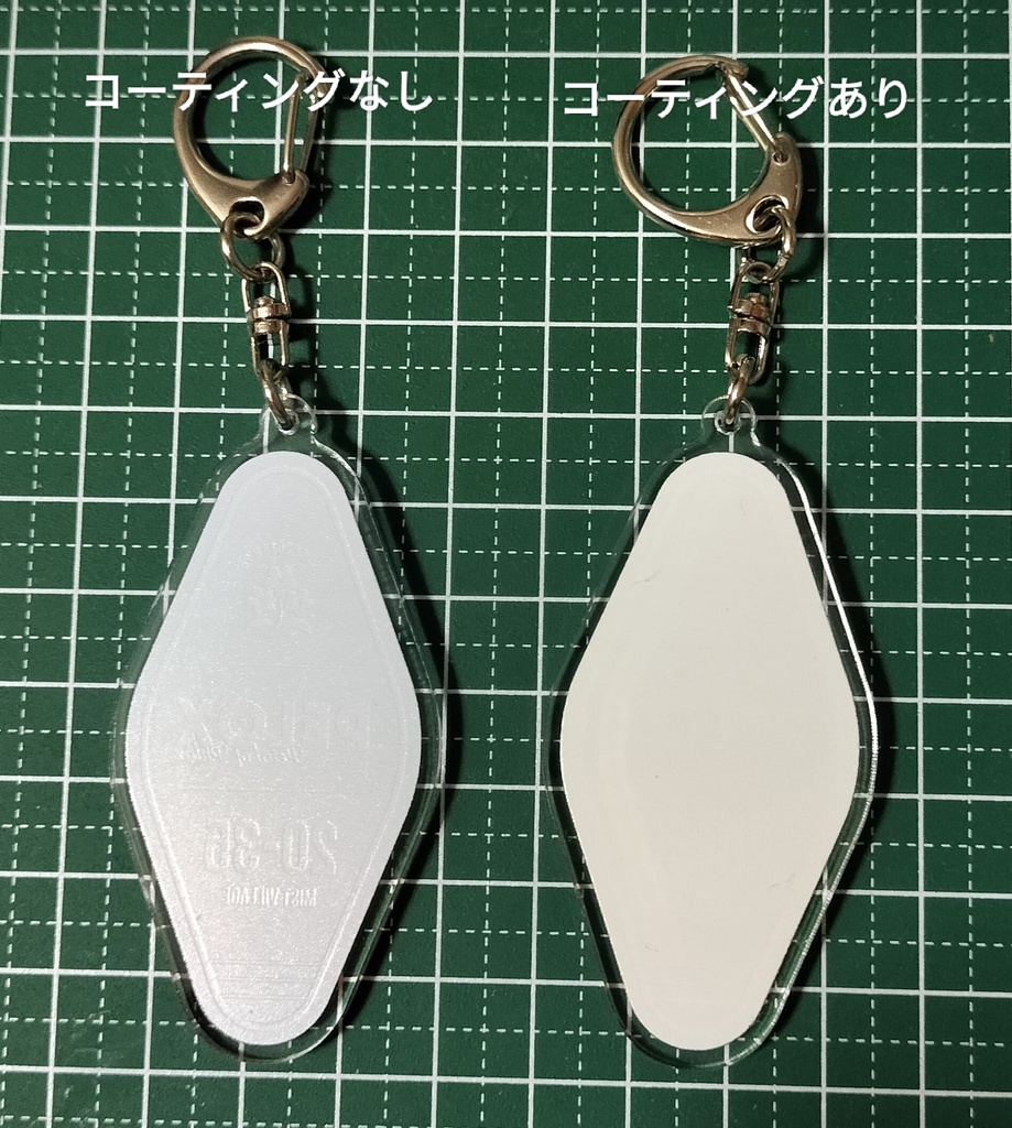 Peloxモーテル風アクリルキーホルダー(コーティングなし)