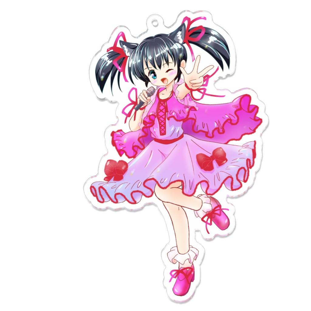 アイドルみつきちゃん　アクリルキーホルダー