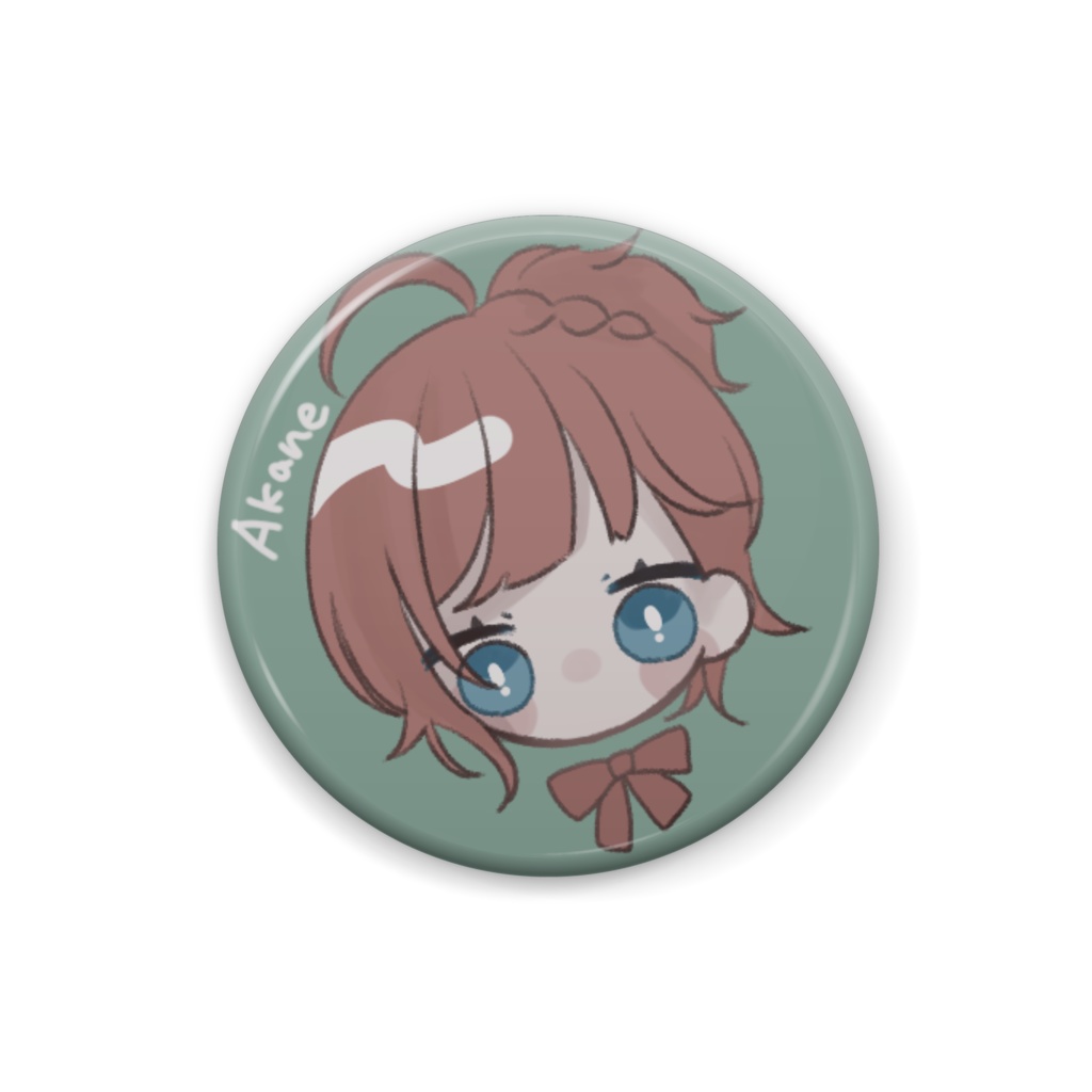 【非公式】朝日奈アカネ 缶バッチ