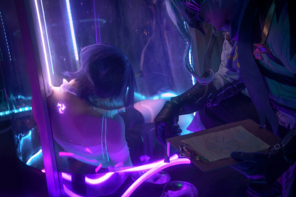 原神 傾奇者-散兵-放浪者 3部作 cosplay絵本風写真集 「虚空」