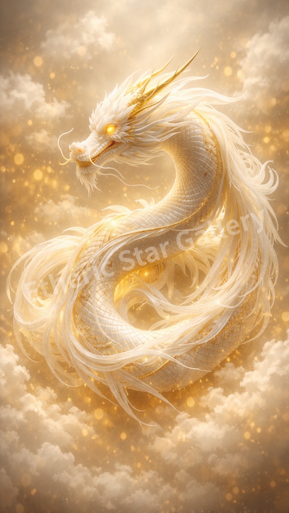 【動画用素材12枚】至高・黒金龍パック(白龍&黒金)背景透過・フルHD・ショート対応