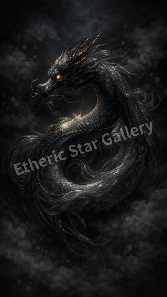 【動画用素材12枚】至高・黒金龍パック(白龍&黒金)背景透過・フルHD・ショート対応