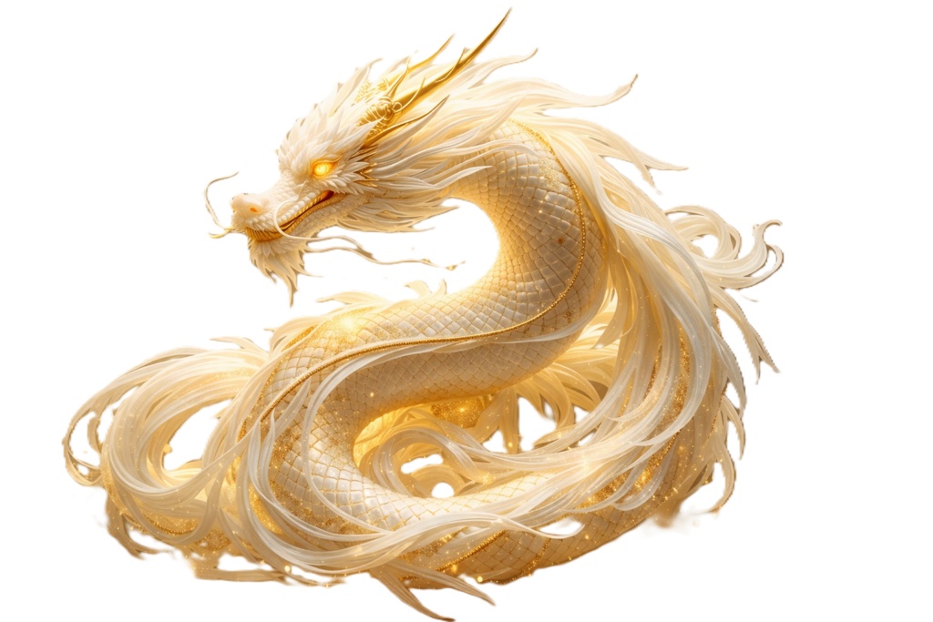 【動画用素材12枚】至高・黒金龍パック(白龍&黒金)背景透過・フルHD・ショート対応