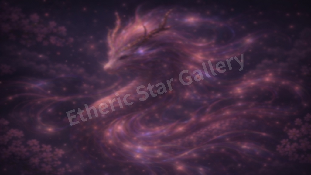 【動画編集・配信素材】桃龍パック:愛和と優美の輝き(背景透過・12枚封入)