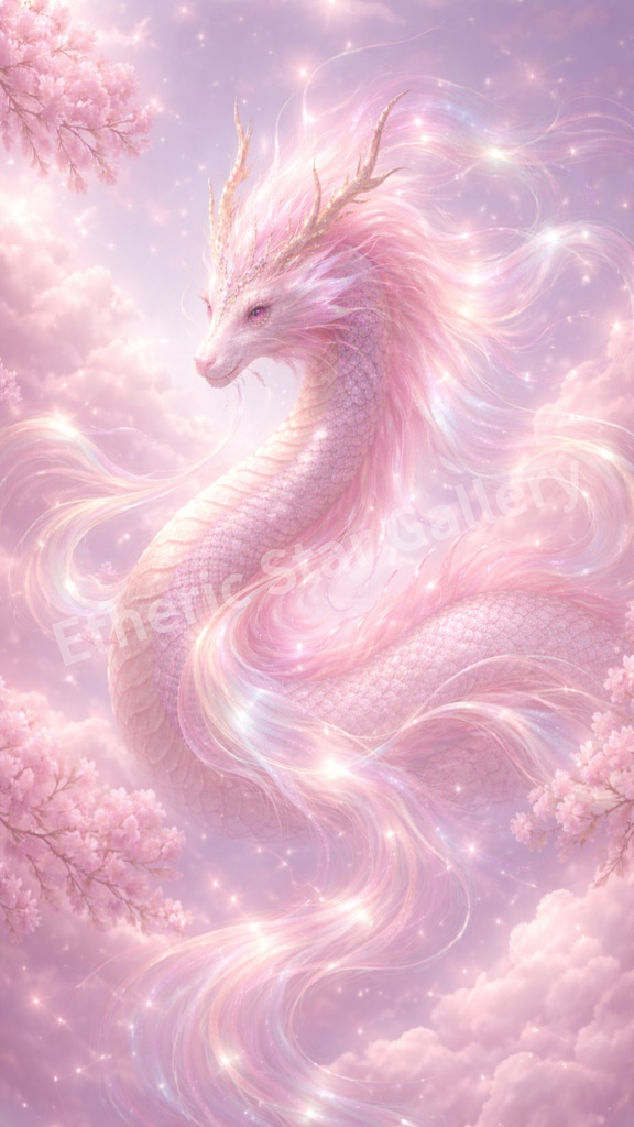 【動画編集・配信素材】桃龍パック:愛和と優美の輝き(背景透過・12枚封入)