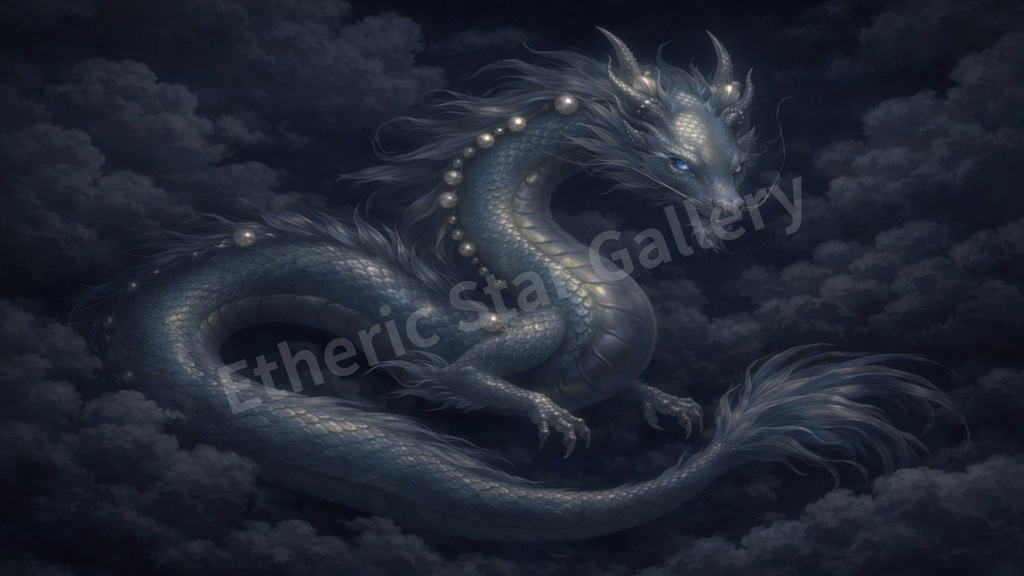 【動画編集・配信素材】水龍パック:清冽なる浄化と癒やし(背景透過・12枚封入)