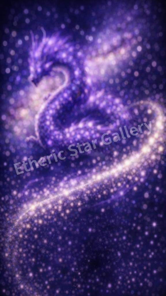 【動画編集・配信素材】紫龍パック:宇宙の叡智と魂の覚醒(背景透過・12枚封入)