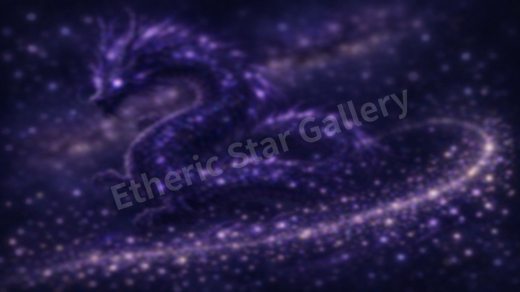 【動画編集・配信素材】紫龍パック:宇宙の叡智と魂の覚醒(背景透過・12枚封入)