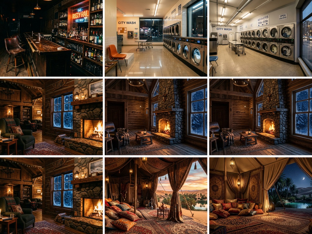 背景素材の宝石箱:日常から幻想的な世界まで「お楽しみ180枚セット」【無料配布/商用可】