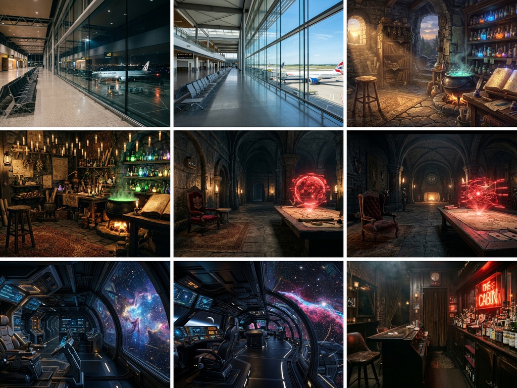 背景素材の宝石箱:日常から幻想的な世界まで「お楽しみ180枚セット」【無料配布/商用可】