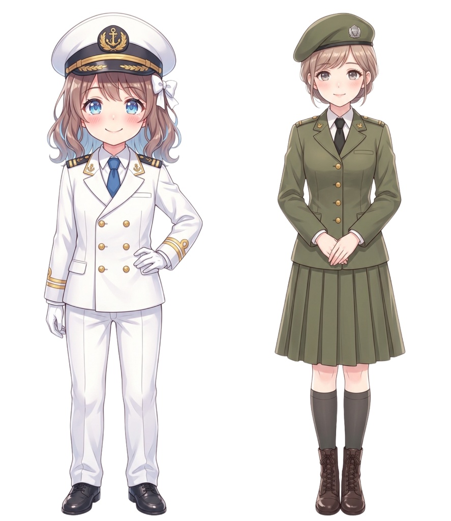 【背景透過済】ふわふわ可愛い美少女キャラ50枚セット(商用利用OK・高画質)