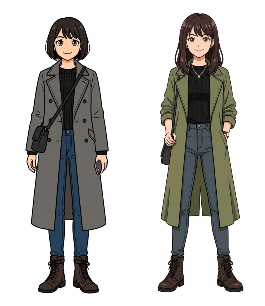 【背景透過済】ふわふわ可愛い美少女キャラ50枚セット(商用利用OK・高画質)