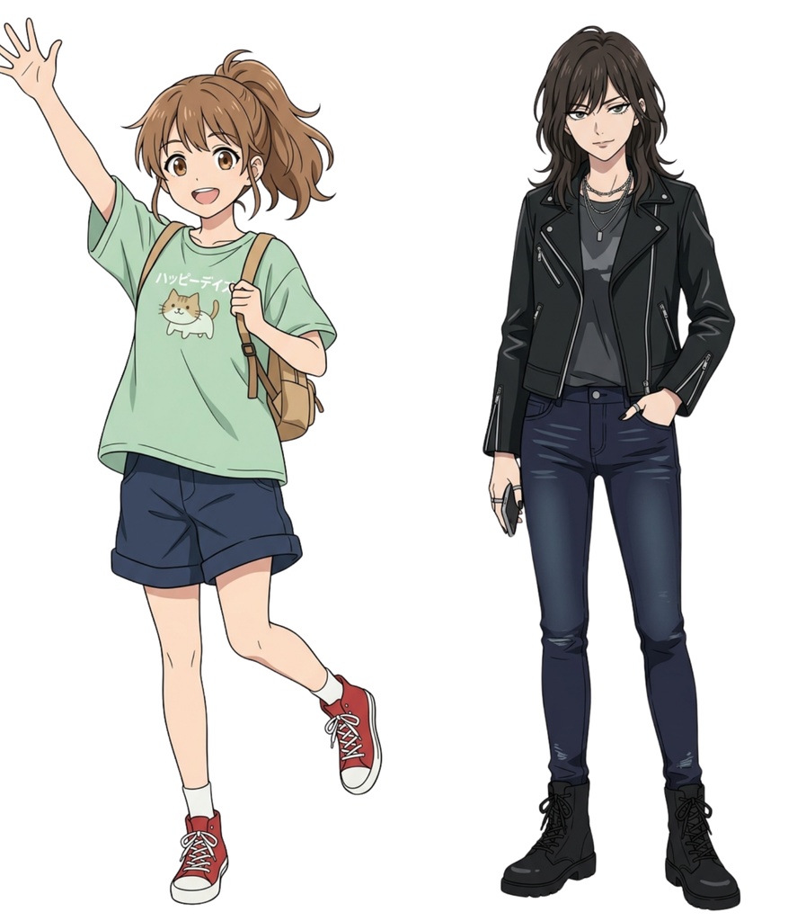 【背景透過済】ふわふわ可愛い美少女キャラ50枚セット(商用利用OK・高画質)