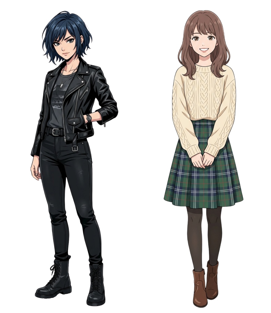 【背景透過済】ふわふわ可愛い美少女キャラ50枚セット(商用利用OK・高画質)