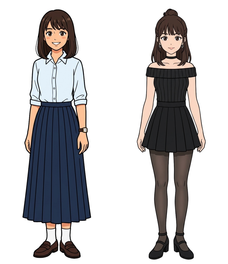 【背景透過済】ふわふわ可愛い美少女キャラ50枚セット(商用利用OK・高画質)