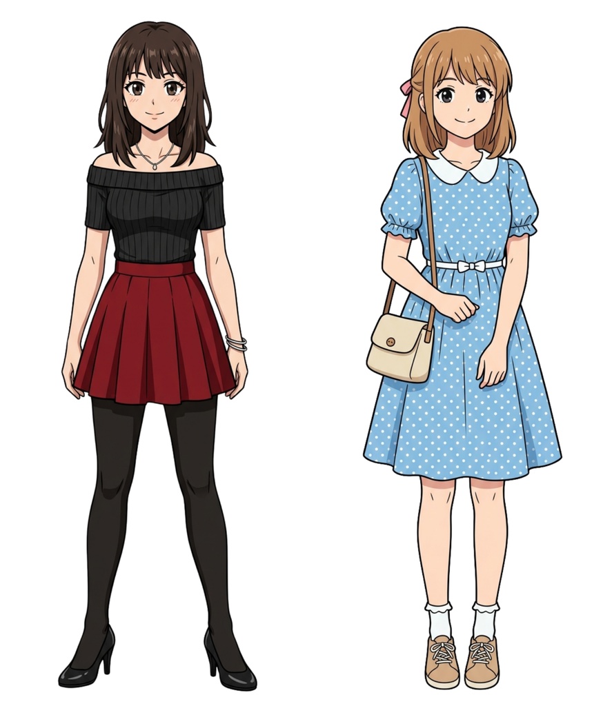 【背景透過済】ふわふわ可愛い美少女キャラ50枚セット(商用利用OK・高画質)