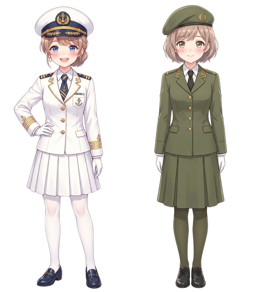 【背景透過済】ふわふわ可愛い美少女キャラ50枚セット(商用利用OK・高画質)