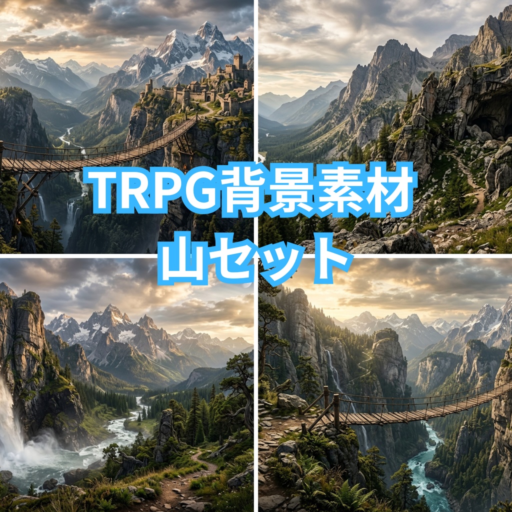 TRPG背景素材【山】セット