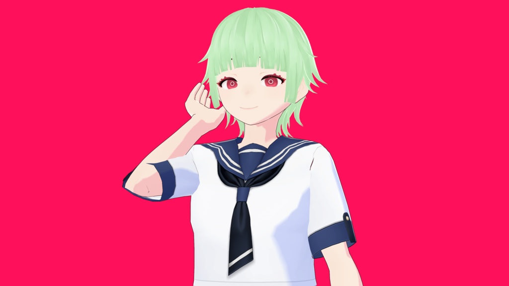 NEW Vroid Hair Texture - seafoampresent - BOOTH
