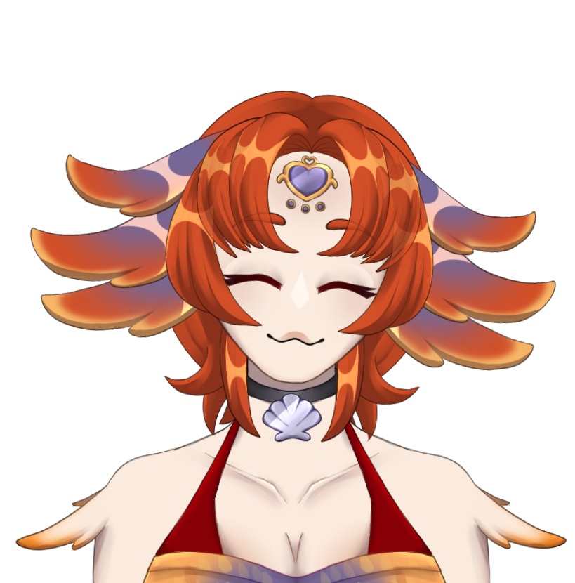 Live2D Tropical Axlotl Vtuber Model [VTube Studio]