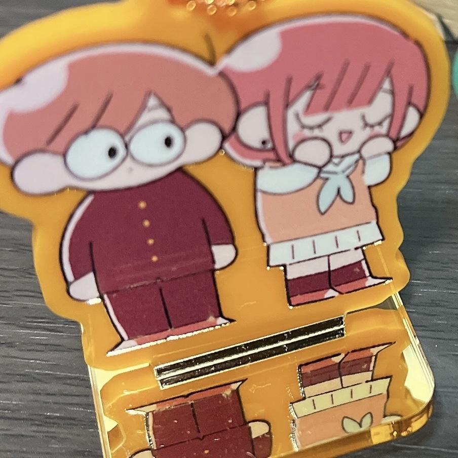 【アクスタキーホルダー】だいだい(珠雨×飛鳥)