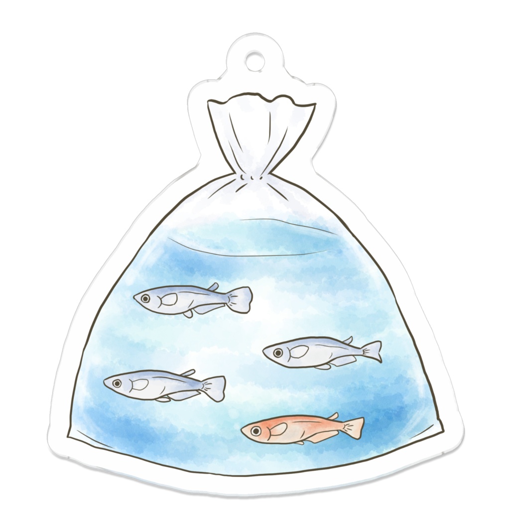 祭メダカアクリルキーホルダー