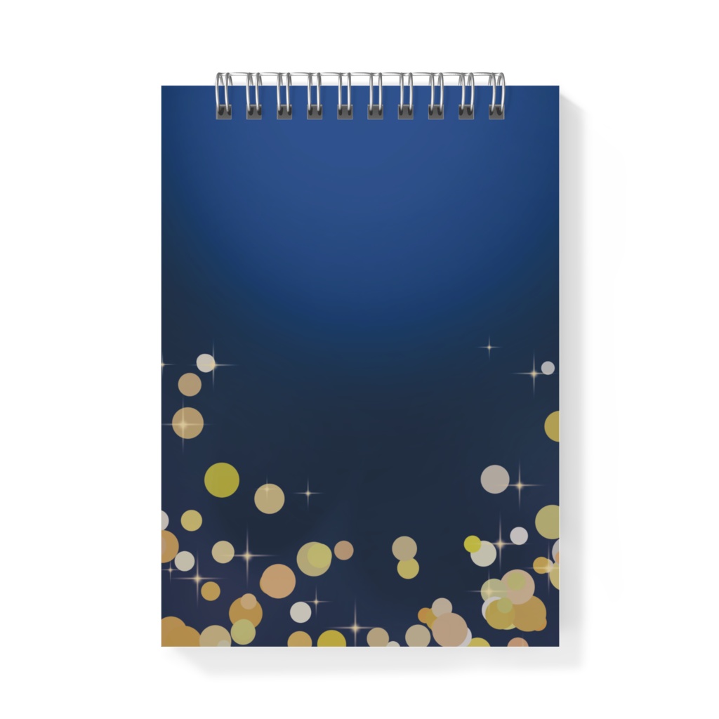 冬の街の夜メモ帳