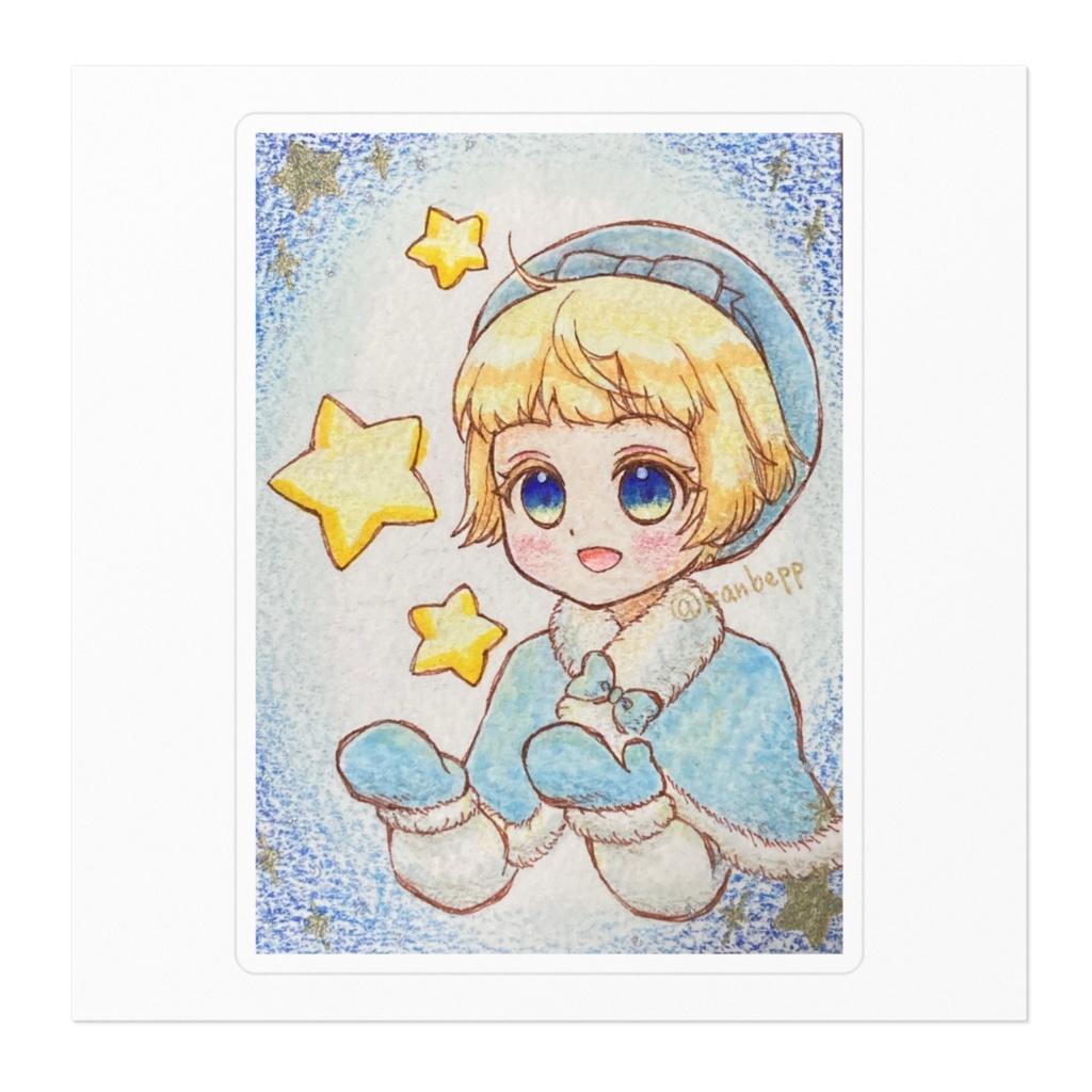 星が降るんだよステッカー