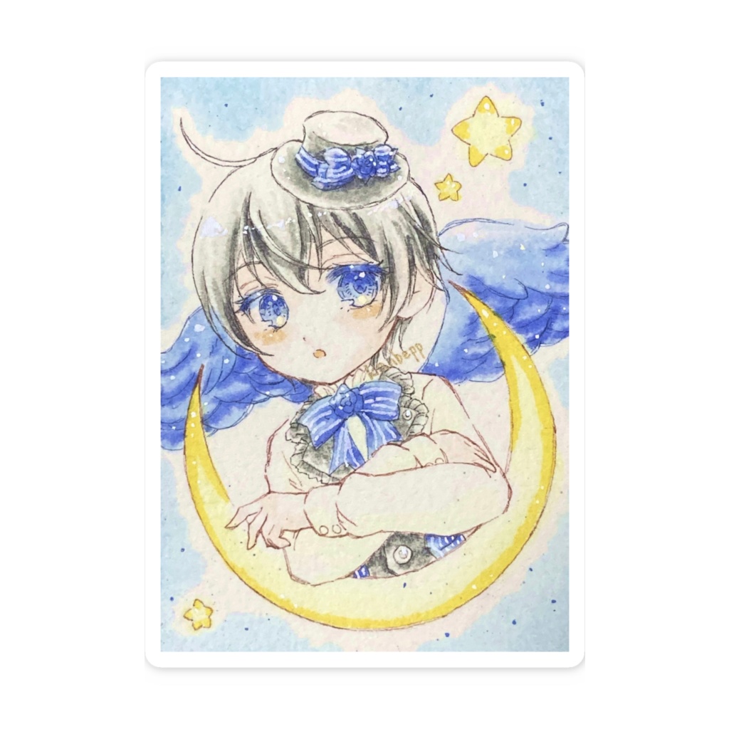 星月夜ホリデー2025スマホステッカー