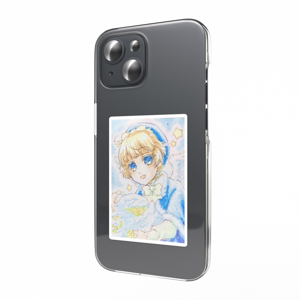 星降る冬至2025スマホステッカー