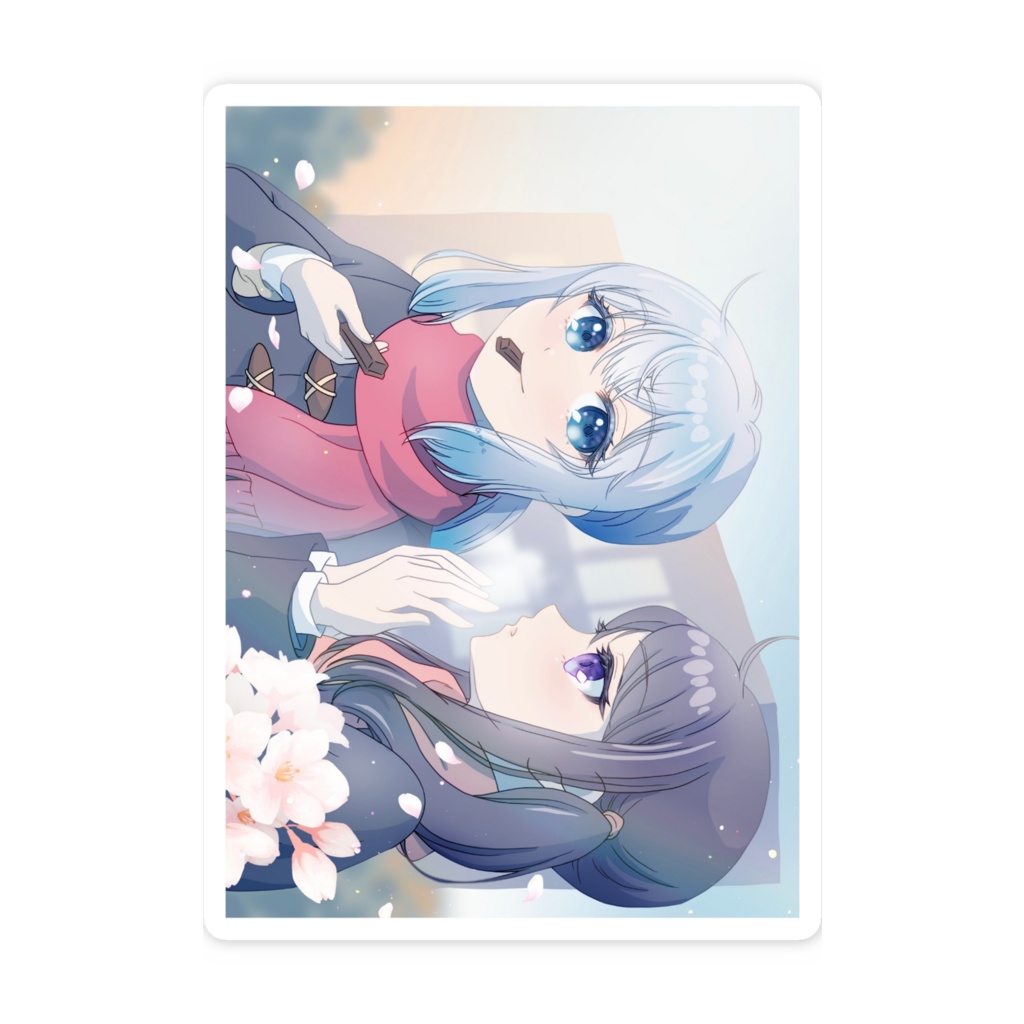 サクラサクスマホステッカー