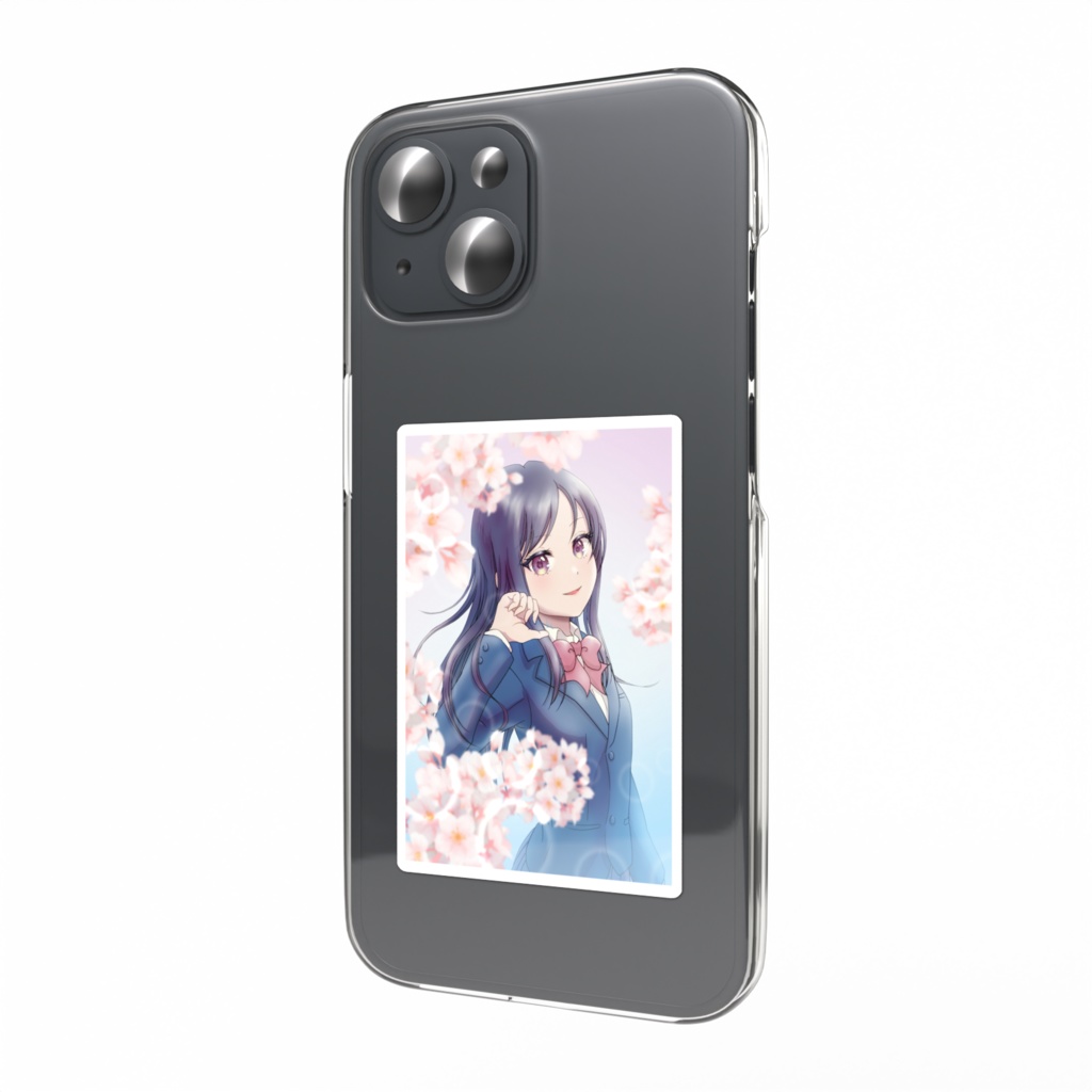 桜スマホステッカー