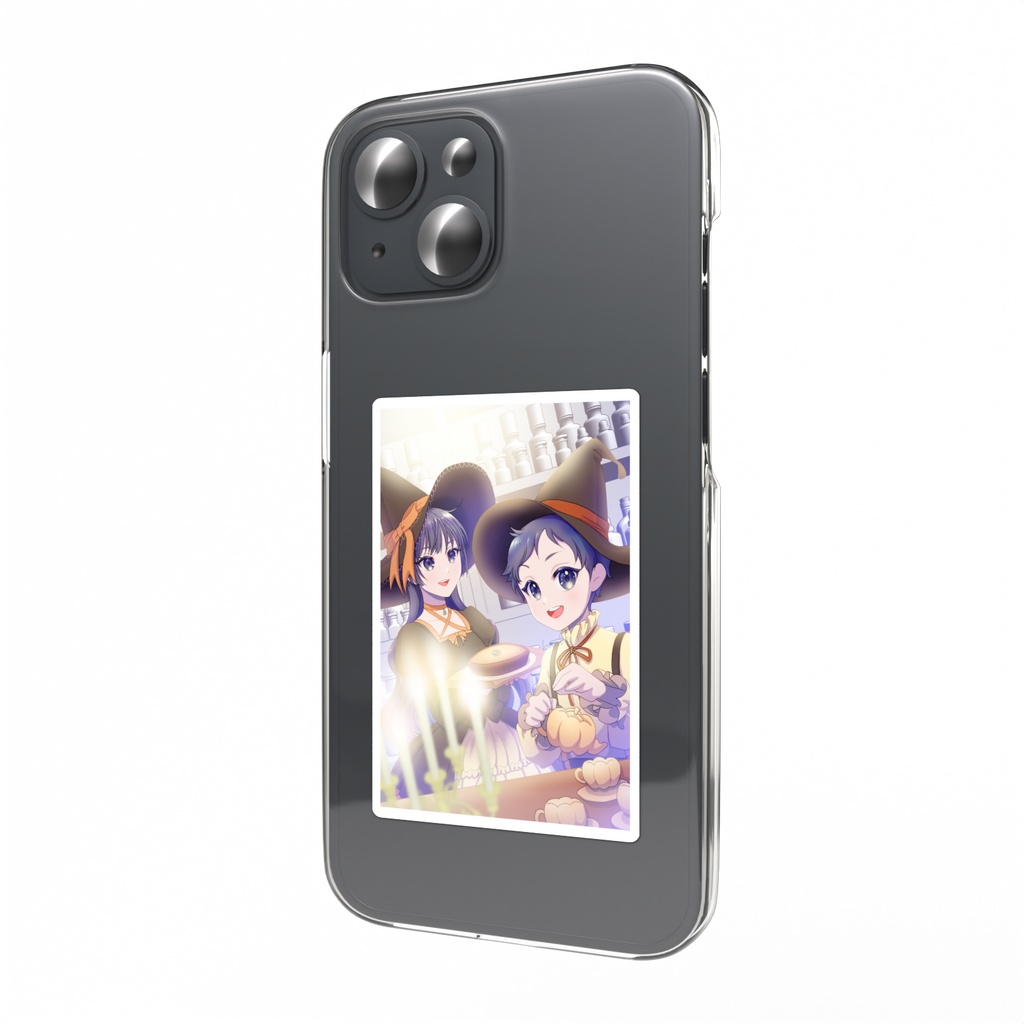 美魔女魔法使い姉弟スマホステッカー
