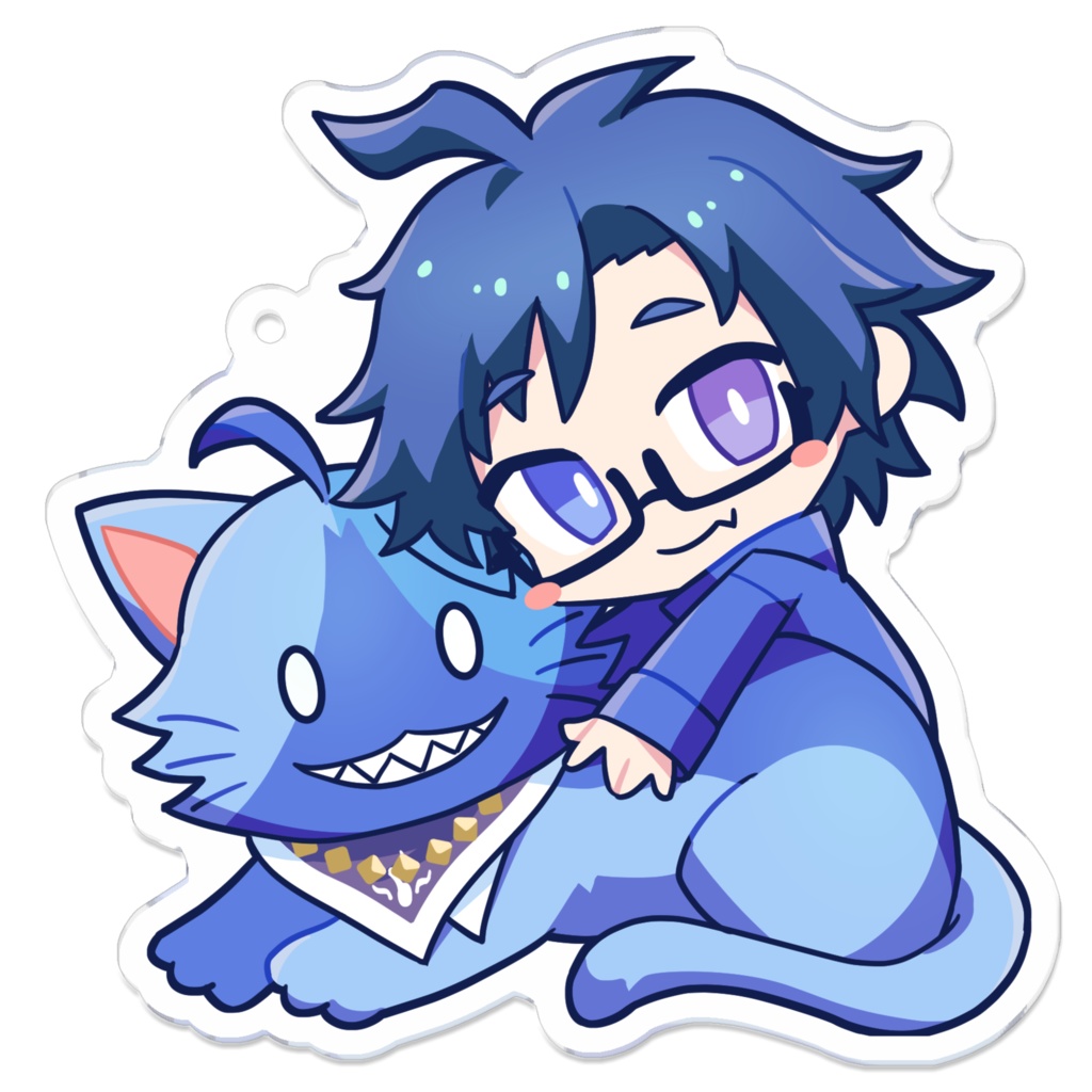 おはよいお兄さんと化け猫おばにゃんアクリルキーホルダー