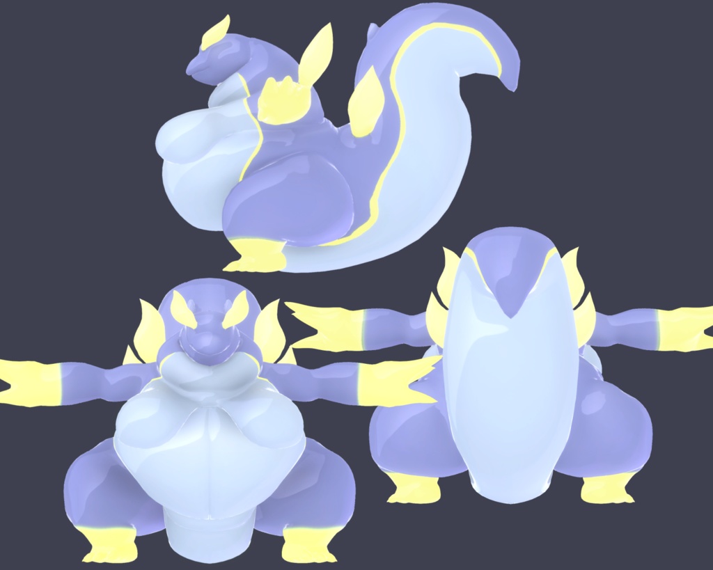 オリジナル3Dモデル「シースラ」