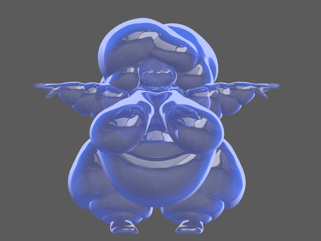 オリジナル3Dモデル 特盛スライム 「ヤコ」