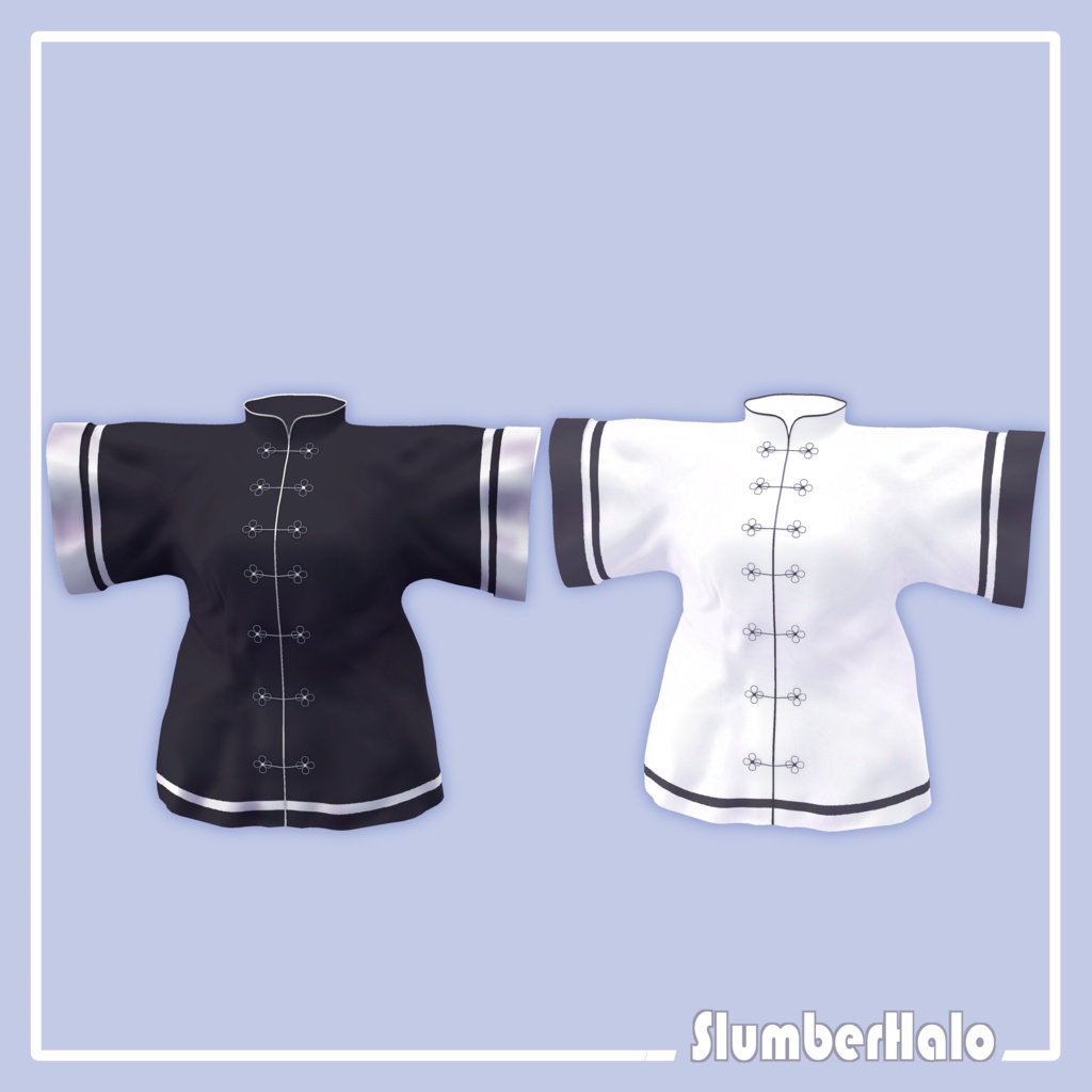 【5アバター対応】シンプルチャイナシャツ / Simple China Shirt