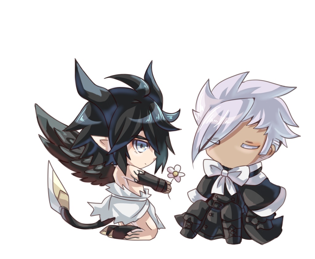 堕天使三日月×神父オルガアクキー(70×70)