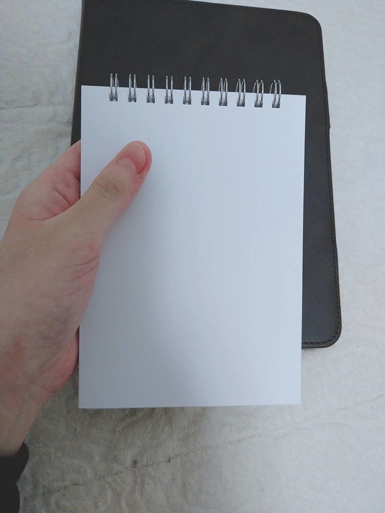 スラグの薔薇とステンドグラスメモ帳(赤・青)