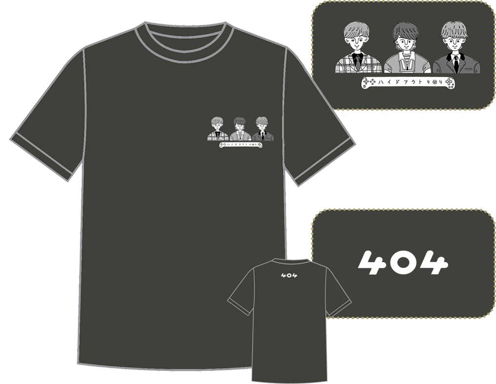 「ハイドアウト404 Vol.5」限定Tシャツ【グレー】