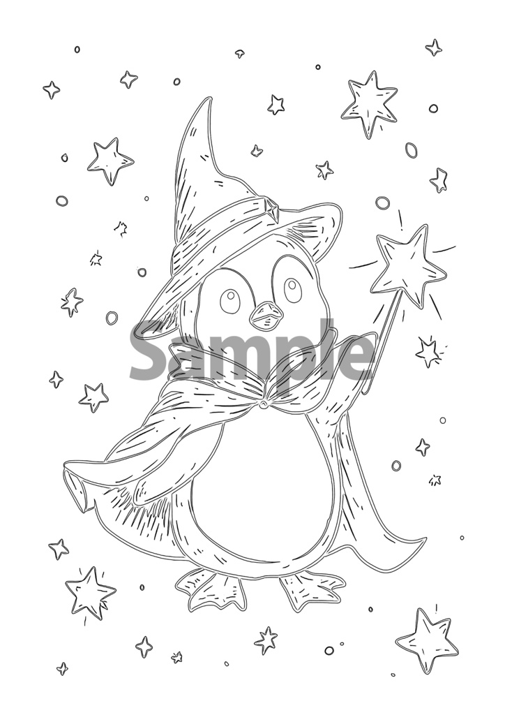 ぬりえのもり -ファンタジーどうぶつ 10ぴきのものがたり-